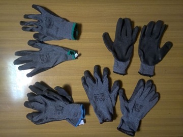 Rękawice, rękawiczk powlekane i robocze  r. 10-XL