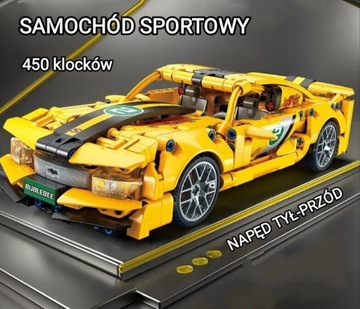 Klocki Technics auto sportowe 450szt z napędem