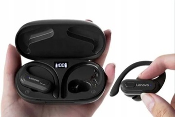 Słuchawki bezprzewodowe zauszne Lenovo XT60 czarne