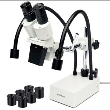 Mikroskop stereoskopowy AmScope SM-3TZ 10X-40X