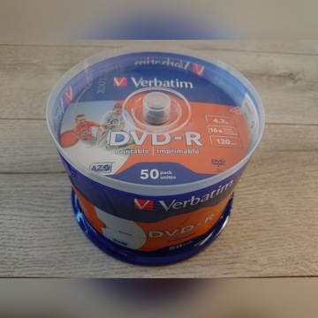 Płyty DVD-R Verbatim 50 szt.