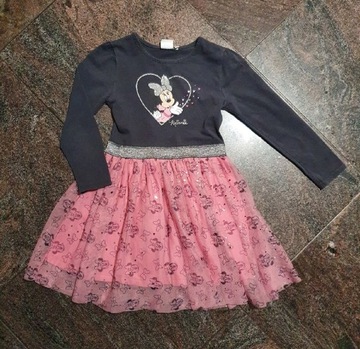 Minnie Mouse sukienka rozm.116