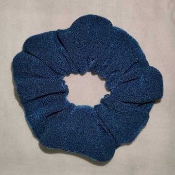 Gumka do włosów typu scrunchie frotka Handmade