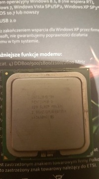 Intel Pentium D 2.8 GHZ 775