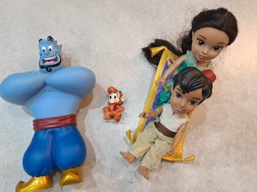 Aladyn, Jasmina, Dżin, Disney,  mini lalka 