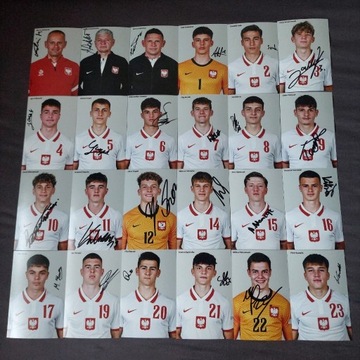 Autografy Reprezentacji Polski do lat 17 EURO2023