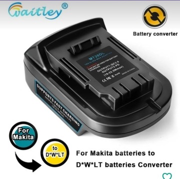 Konwenter adapter baterii Makita na DeWalt