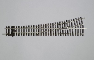 PIKO 55220 - rozjazd lewy PIKO A-Gleis WL z drewnianymi podrozjezdnicami