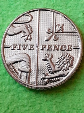 FIVE PENCE 2015 WIELKA BRYTANIA