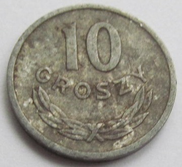 10 groszy 1961 PRL