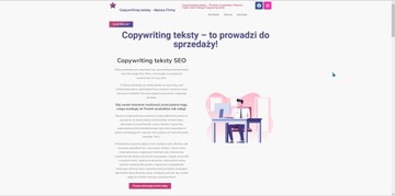 Gotowa Strona Internetowa - copywriting eCommerce