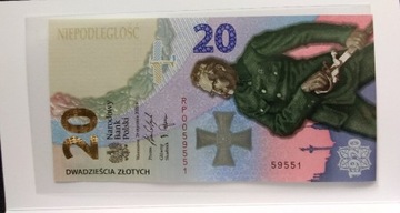 Banknot kolekcjonerski 20 zł 