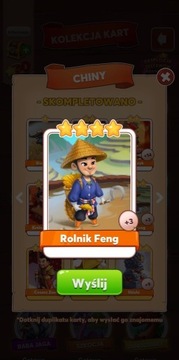 Rolnik Feng COIN MASTER KARTA