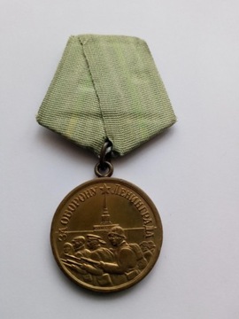 Medal za obronę Leningradu-ZSRR ll wojna