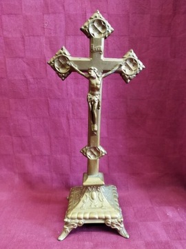 Mosiężny krzyż Krucyfiks 32cm 537402