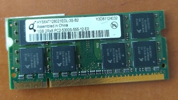 Pamięć RAM DDR2 QIMONDA HYS64T128021EDL-3S-B2 1 GB