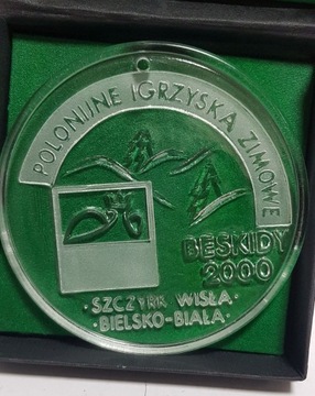 Medal polonijne igrzyska zimowe Beskidy 2000 