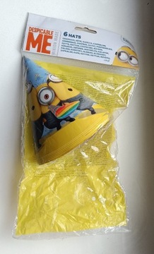 Minionki czapeczki urodzinowe Nowe