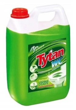 Tytan Płyn do mycia WC BAKTERIOBÓJCZY zielony 5 kg