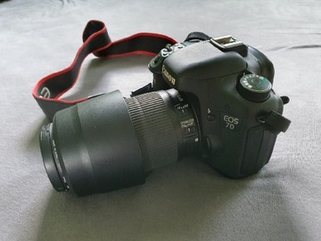 Canon eos 7D + dwa obiektywy, plecak i 2x aku