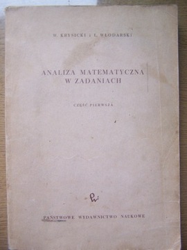 ANALIZA MATEMATYCZNA W ZADANIACH