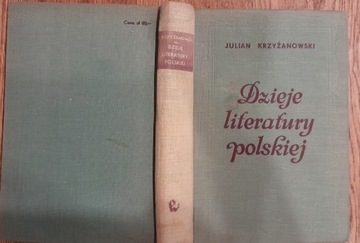 Dzieje literatury polskiej Julian Krzyżanowski