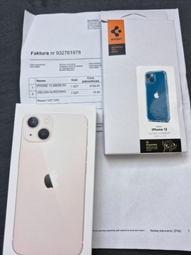 Smartfon Apple iPhone 13  256 GB Polska dystrybucja różowy
