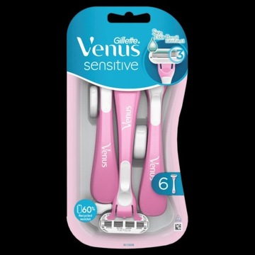 Gillette Venus Sensitive maszynka do golenia 6 szt