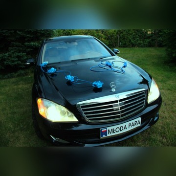 Samochód auto do ślubu Mercedes S klasa