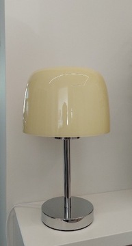 klasyczna i przepiękna Lampa do sypialni szklana, LED vintage USB