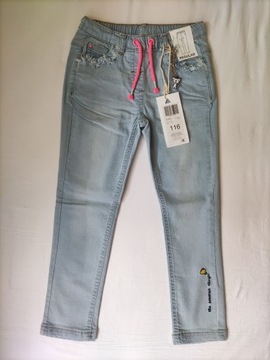 5.10.15 - Spodnie jeansowe na gumce - 116