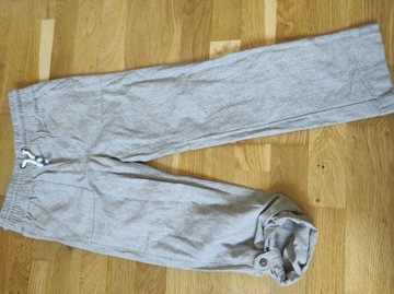 Spodnie H&M lekkie zawijane eleganckie 128 cm 7 8 