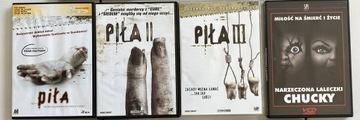 Filmy VCD - Piła I-III, Narzeczona laleczki Chucky