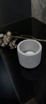 Świecznik na tealighty z betonu MR handmade