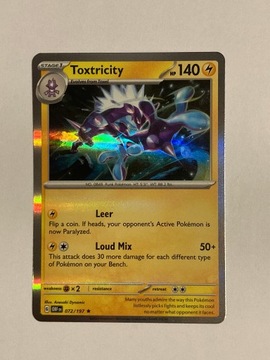 Pokemon TCG Obsidian Flames:Toxtricity Holo 72/197