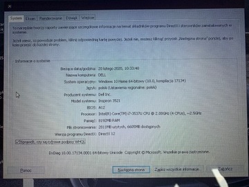 Laptop Dell Inspiron 3521 i7 RAM 8gb WIN10
