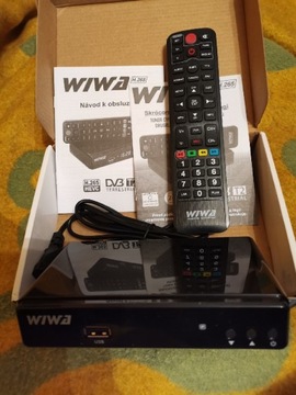 WIWA H.265 z RJ45 dekoder tuner DVB-T2 H.265 HEVC