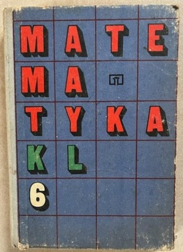 Matematyka podręcznik kl. 6 