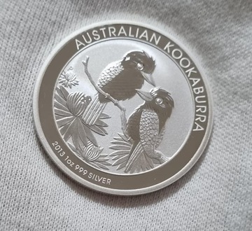 Srebrna moneta 1 oz Kookaburra 2013