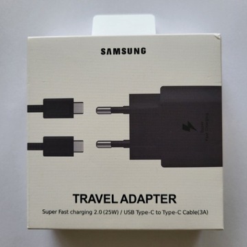 Ładowarka sieciowa Samsung 3A z kabla USB C/C
