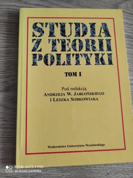 Studia z teorii polityki Andrzej W. Jabłoński