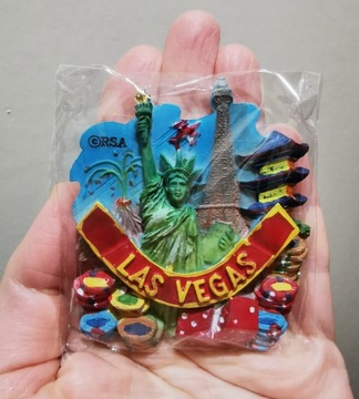 Magnes na lodówkę 3D USA Las Vegas statua wolności