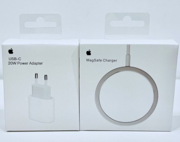 Ładowarka MagSafe do iPhone + Kostka USB-C 20W