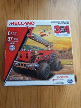 Meccano 3w1 pojazdy