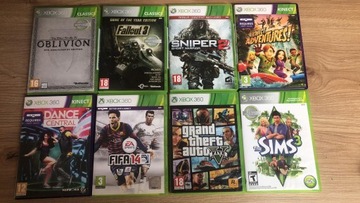 8x gier na konsolę Xbox 360