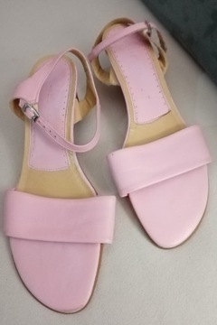 Sandały skórzane różowe rozmiar 40 Gortz shoes 