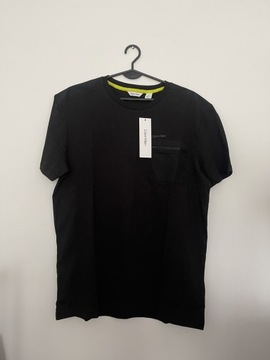 Czarny T-shirt męski Calvin Klein