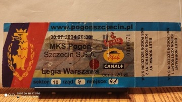 Pogoń Szczecin - Legia Warszawa 2004