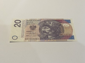Banknot 20 zł radar 2016