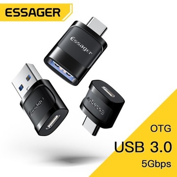 OTG zestaw 3szt. usb type-c micro